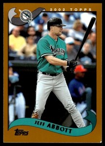2002 Topps Baseball Card Jeff Abbott Florida Marlins #64