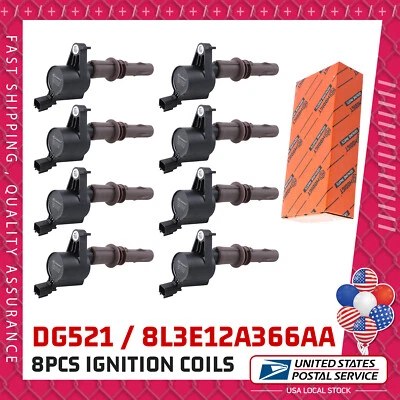 8 bobinas de encendido de alta resistencia para chasis de autocaravana Ford F-53 6,8 L V10 DG521 Foto 1 de 4