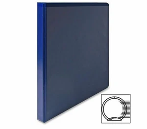 Wilson Jones W363-13BL Presentation View Binder 0.5” 1/2-Inch 3-Ring Letter Blue - Picture 1 of 5