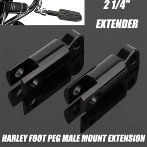 Foot Pegs Extensions Male Mounts For Harley Touring Street Glide Dyna Sportster - Bild 1 von 19