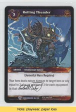 2010 World of Warcraft TCG: Worldbreaker Rolling Thunder #100 READ 1i3