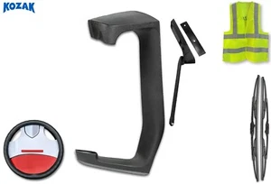 Cubierta de brazo de espejo retrovisor con soporte derecho compatible con Volvo VNL 2018+ - Imagen 1 de 9