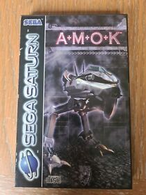Sega Saturn PAL - AMOK - Complete GC