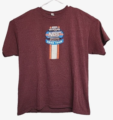 Camiseta World of Outlaws Series 2020 Tour Sprint Cars Tamanho XL Nova - Imagem 1 de 4