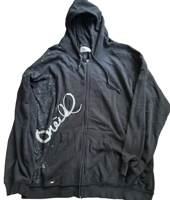 O'Neill Sudadera con Capucha Para Hombre Patinador Sudadera Chaqueta Negra Talla XL con Bordado Foto 1 de 3