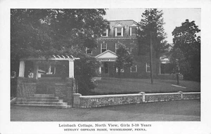 Cartolina Womelsdorf PA Leinbach Cottage Ragazze 5-10 anni Casa degli Orfani di Betania - Foto 1 di 2