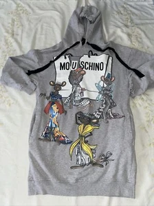 MOSCHINO COUTURE Mouschino Jeremy Scott Dress Hooded Pockets Women’s Size 6 - Picture 1 of 12
