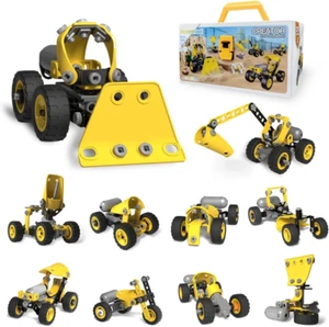 STEM Toys for 5 6 7 8+ Year Old Boy, 10 in 1 Electric Building Toys for Kids Age - Picture 1 of 12
