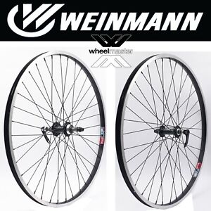 Weinmann 26" Mountain Bike Freewheel type Wheelset Front & Rear Black QR 