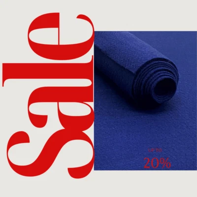 NAVY - Craft Felt By Yard 72" Wide Acrylic Felt - Soft and Durable - Image 1 of 2