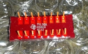 TIL306 TEXAS 7-SEGMENT NUMERIC LED DISPLAY - Picture 1 of 1