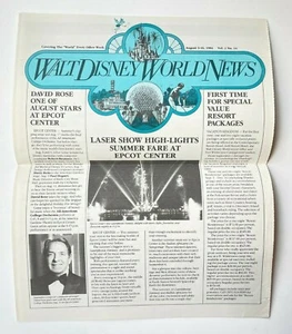 Vintage Walt Disney World Village "Giornale" bisettimanale agosto 1984 vol.2 n. 14 - Foto 1 di 4