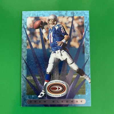 Drew Bledsoe 1999 Donruss Preferred QBC Platinum Card #107 - Image 1 of 2