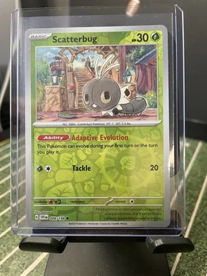 Scatterbug 008/198 Sv01: Scarlet & Violet Base Set Reverse Holo - Image 1 of 2