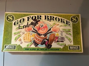 GO FOR BROKE Board Game By Selchow & Righter 1965 VTG USA Free Shipping - Picture 1 of 2