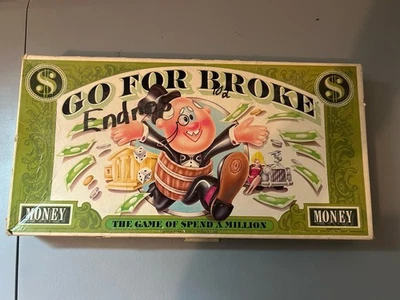 GO FOR BROKE Board Game By Selchow & Righter 1965 VTG USA Free Shipping - Image 1 of 2