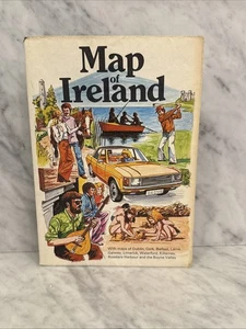 Vintage Map of Ireland by Irish Tourist Board + City, Harbour & Valley maps 1979 - Picture 1 of 17