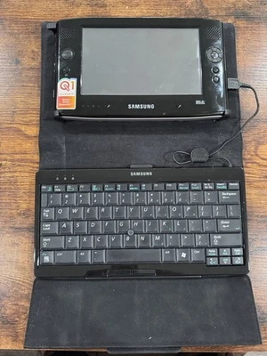 samsung np-q1 m000/sea Handheld Computer Windows XP Keyboard/ Case NO CHARGER - Image 1 of 4