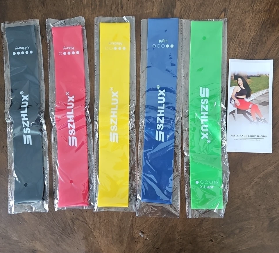 Conjunto de 5 bucles de banda de resistencia de alta resistencia para ejercicio físico entrenamiento pull up Foto 1 de 1