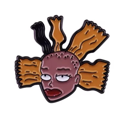 Cynthia Doll Head Style 1pc Pin Rubber Backer Pickles Crazy Hair FREE SHIPPING - Image 1 of 3