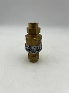 Watts Regulator 9D-M3 Boiler Feed Valve Backflow Preventer 1/2" Brass 175 PSI - Picture 1 of 7