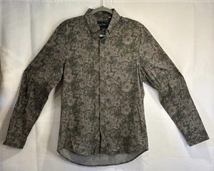 Paisley & Gray L/S Button Up Hemd Grün Geblümt Herren Gr. M Top Zustand - Bild 1 von 13