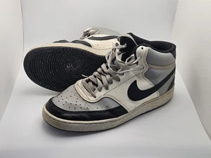 Scarpe Nike Uomo 9.5 Terminator High Grigio Nero Bianco Retro Basket Sneakers - Foto 1 di 10