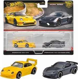 Hot Wheels -- Car Culture 2 Pack -- Porsche 993 GT2 & 718 Cayman GT4 HRR82 - Picture 1 of 1