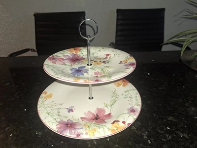 VILLEROY & V & B  ETAGERE  MARIFLEUR * KUCHENTELLER /  SPEISETELLER - Bild 1 von 4