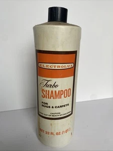 VTG Retro Electrolux Turbo Shampoo for Rugs & Carpets 32oz Prop Partially Full - Picture 1 of 4