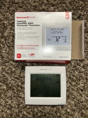 Honeywell VisionPRO 8000 with RedLINK Programmable Thermostat (TH8321R1001) - Image 1 of 4