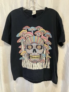 RARE Baroness Band Tshirt 2013 European Tour Black M David Cook Bonethrower Art - Picture 1 of 3