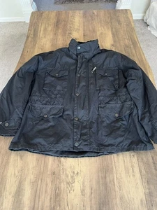 Barbour men's Sapper wax jacket, XL, Black, Wax cotton - Picture 1 of 12