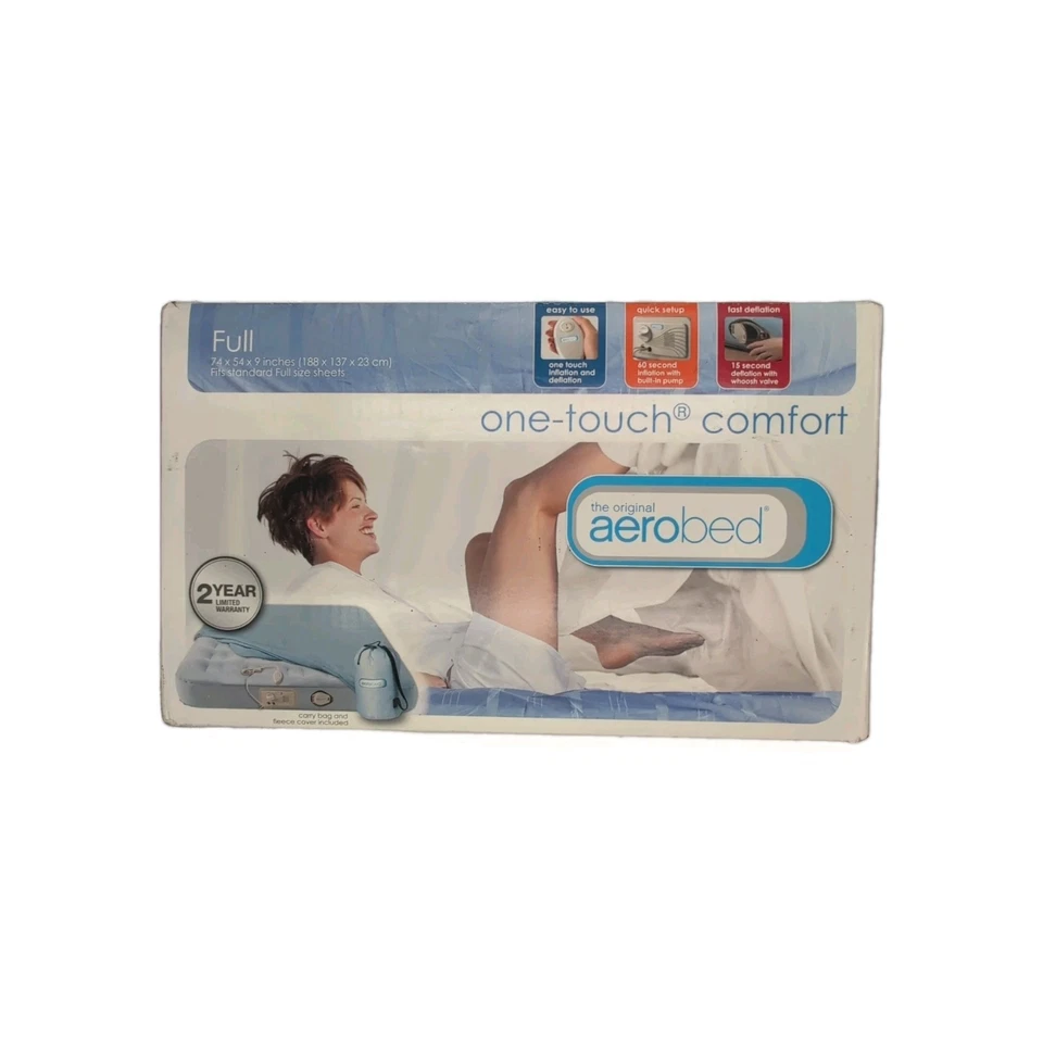 Bomba y bolsa remota Open Box Original AeroBed Full One-Touch Comfort 9655F Foto 1 de 4