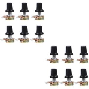 Potenciómetro giratorio cónico lineal ajustable de 20 piezas ohmios con perilla - Imagen 1 de 12