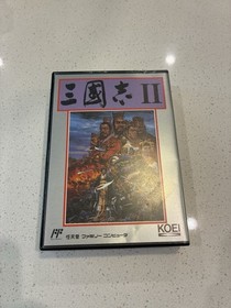 SANGOKUSHI II Romance of the Three Kingdoms Nintendo Famicom NES Complete in box