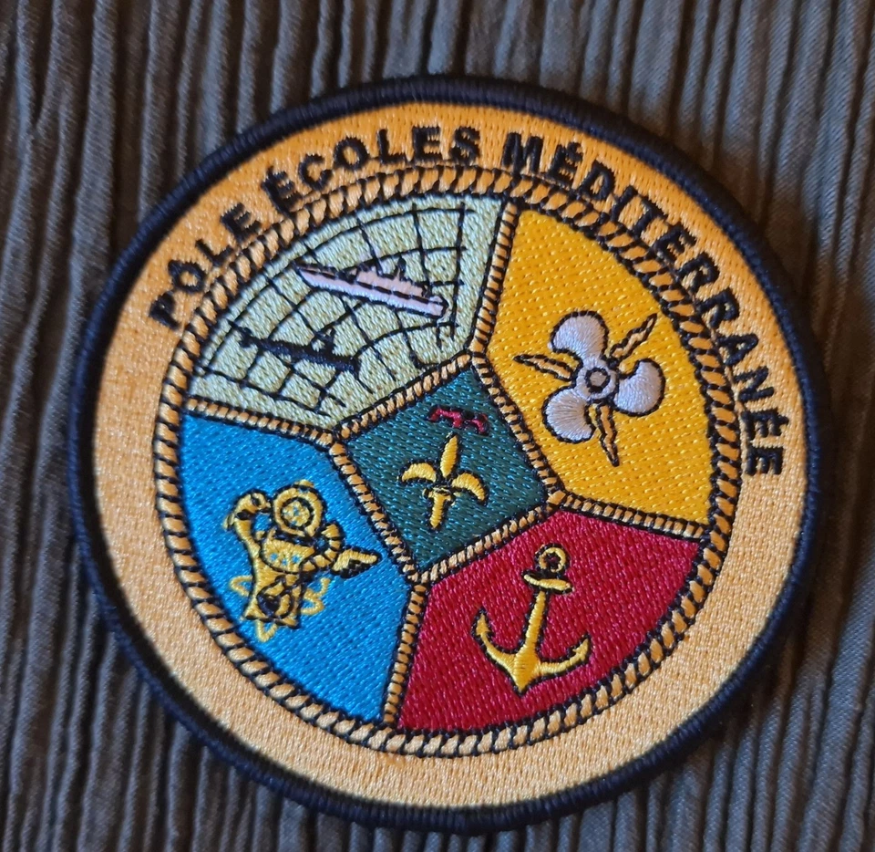 BEAU ECUSSON POLE ECOLE MEDITRRRANEE MARINE NATIONALE - Photo 1/1
