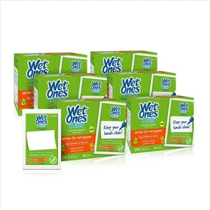 Wet Ones Kids Writable Antibacterial Hand Wipes, 24 Ct, Fruity Fresh (6-Pack) - Picture 1 of 8