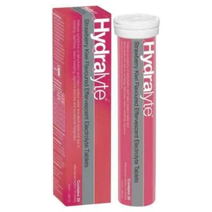 * Hydralyte Electrolyte Effervescent Strawberry Kiwi 20 Tablets - Picture 1 of 1