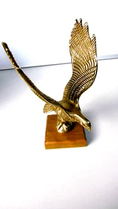 sculpture aigle en bronze massif - Imagen 1 de 7