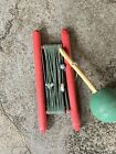 Antique Wooden Fishing Hand Line With Wood Bobber