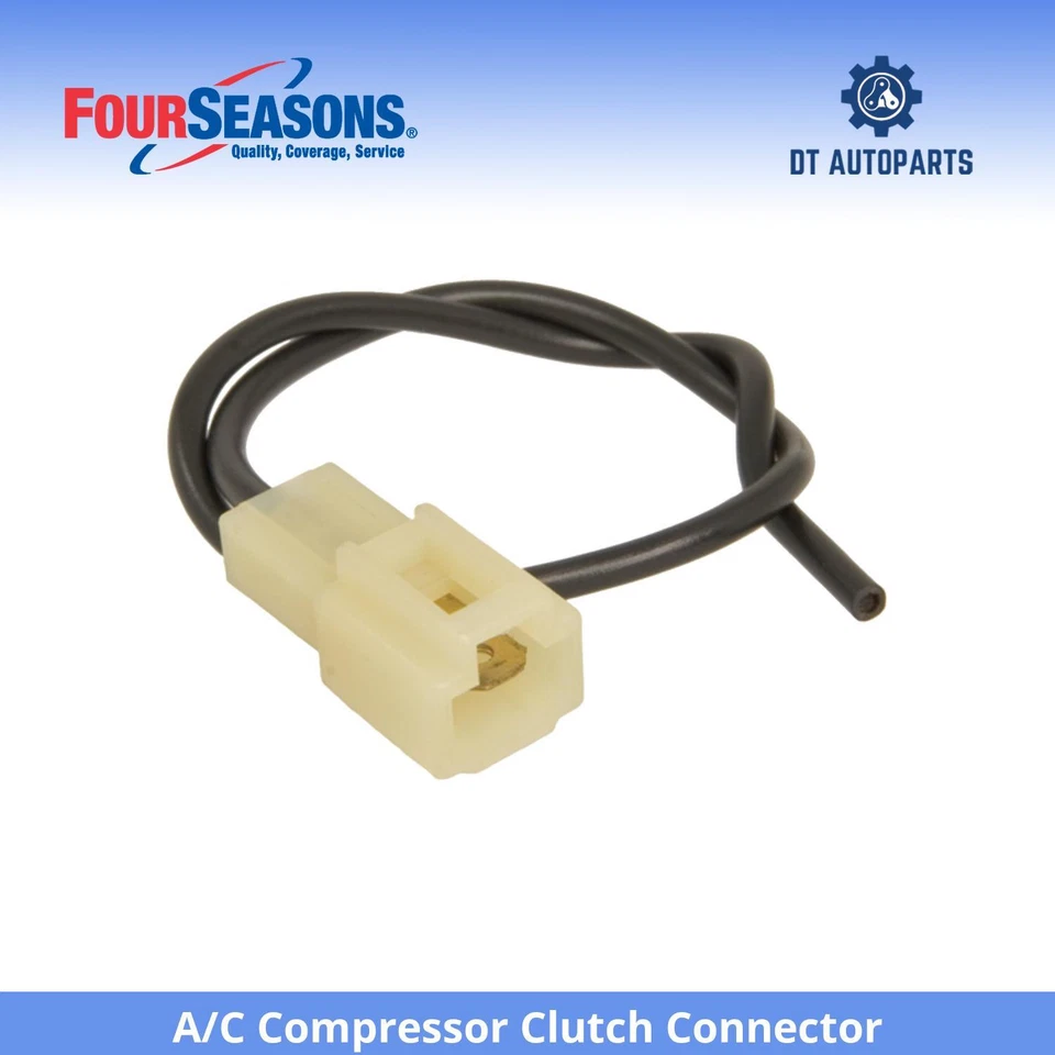 Conector de embrague compresor aire acondicionado L4 1,8 L láser Plymouth 1990-1994 4 estaciones Foto 1 de 4