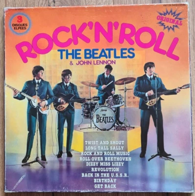 THE BEATLES & JOHN LENNON rock 'n' roll (box set) 3X LP  4M128-54084 vinyl N.M. - Bild 1 von 4