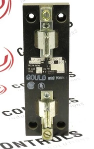 Bloque de fusibles Mersen Gould Shawmut 61001J 600V 100A 1 polo clase J - Imagen 1 de 4