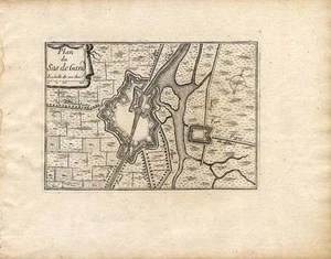 Antique Map-SAS VAN GENT-NETHERLANDS-Beaulieu-1667 - Picture 1 of 1