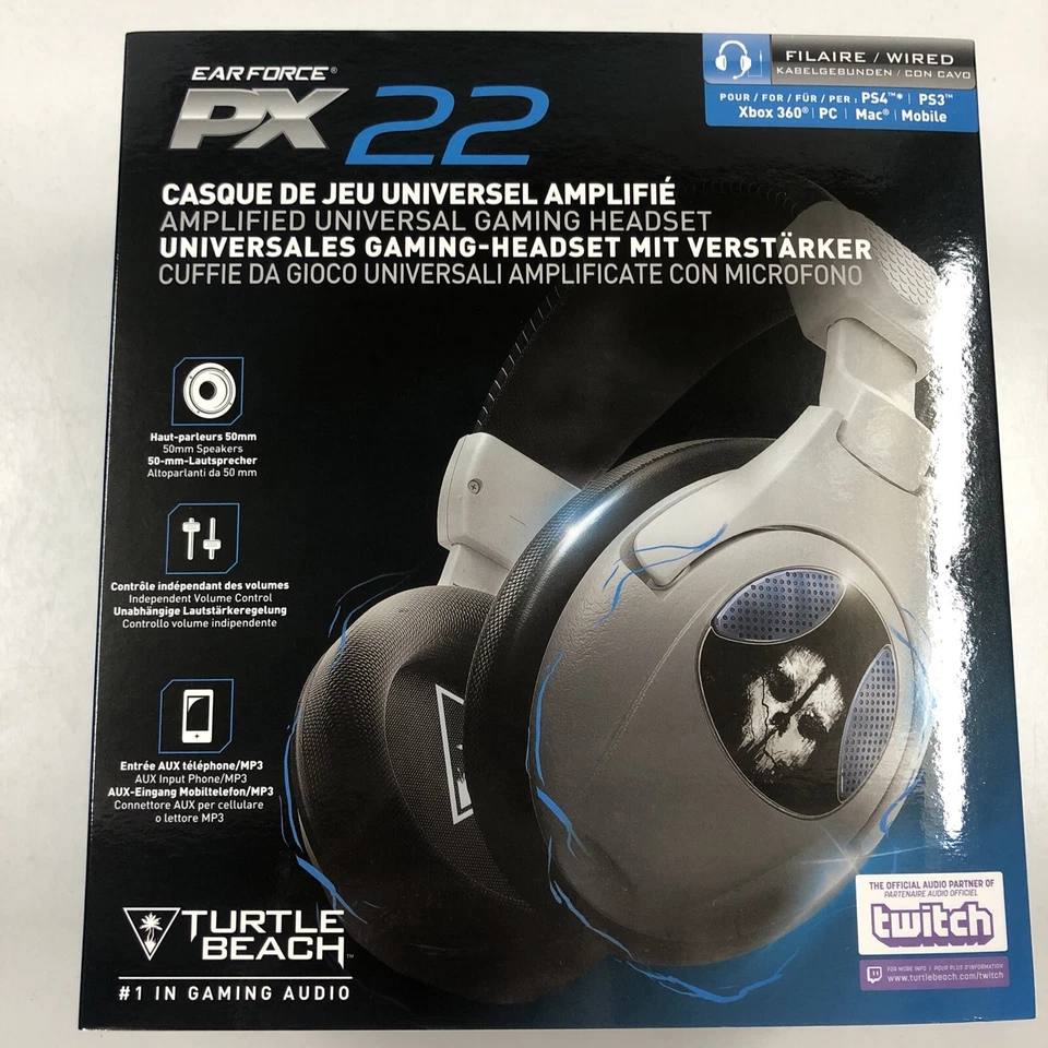 NEU NEW Micro Gaming Headset PC PS3 PS4 Xbox 360 Turtle Beach PX22 - Bild 1 von 3