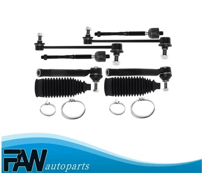 Fit For 2013-2019 Nissan Sentra Front Tie Rod End Sway Bar End link K750719 8x - Image 1 of 4