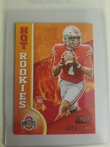 2021 Score Hot Rookies Justin Fields RC HR2 Chicago (Masi C&C) - Picture 1 of 2
