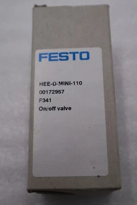NUEVO Festo HEE-D-MINI-110 Válvula de encendido/apagado STOCK L-344-C Foto 1 de 4