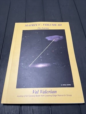 MATRIX V 5,Volume 3,The Journey, by Valdamar Valerian,UFO,Alien,Occult,REPRINT Foto 1 de 4